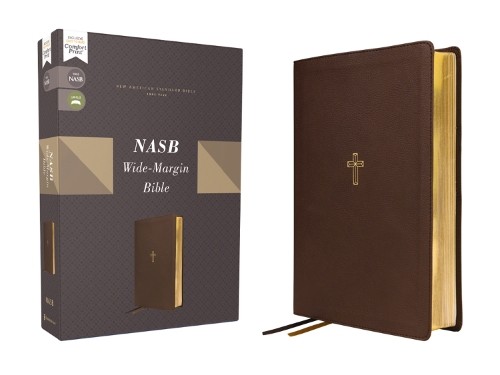 NASB, Wide Margin Bible, Leathersoft, Brown, Red Letter, 1995... - 9780310461081