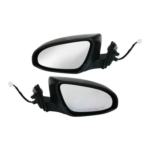 Power Mirror Pair For 2012-2014 Toyota Camry Heated Manual Folding Primed