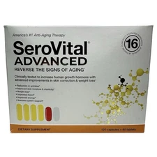 SeroVital Advanced Dietary Supplement 120 Capsules + 60 Tablets NEW Anti Aging