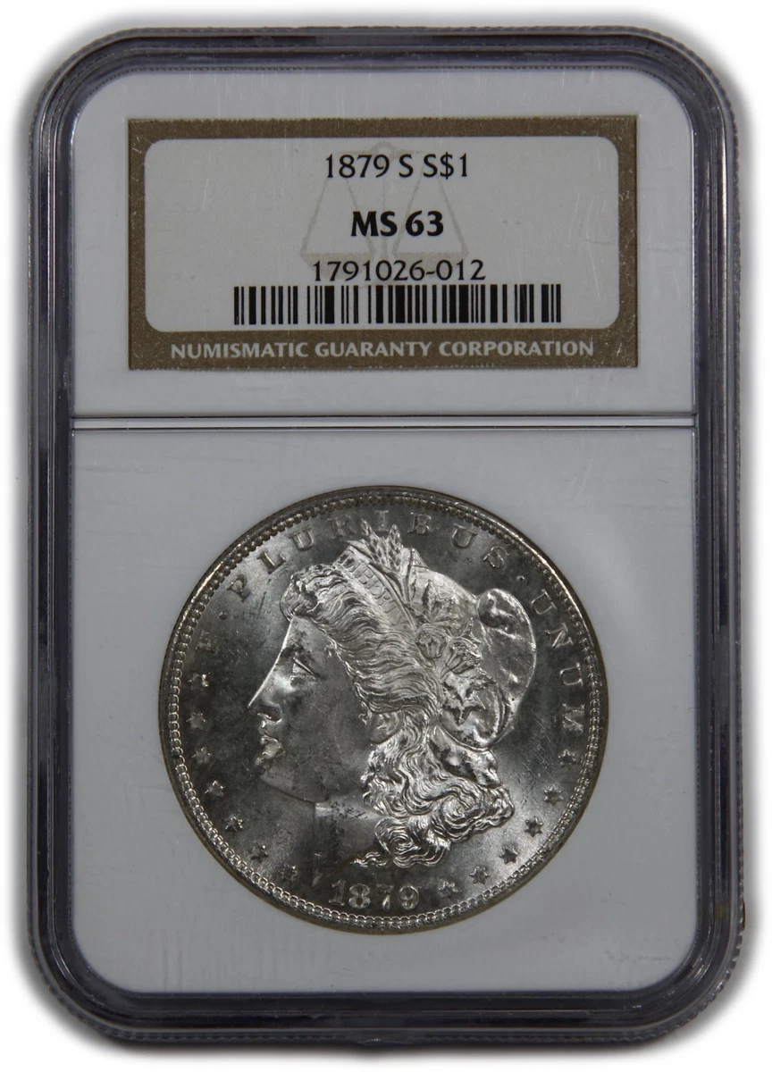 1879 Grade MS 63 Morgan US Dollars for sale | eBay