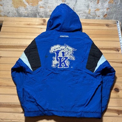 Vintage 90s Kentucky Wildcats NCAA Embroidered Zip Hooded Anorak