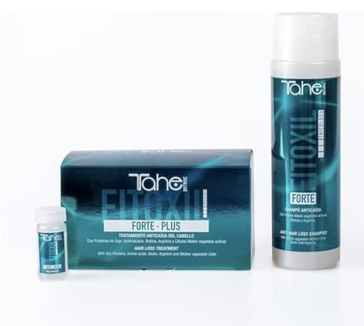 TAHE FITOXIL FORTE PLUS Anti-Haarausfall Set Shampoo + Ampullen 6x10ml intensiv