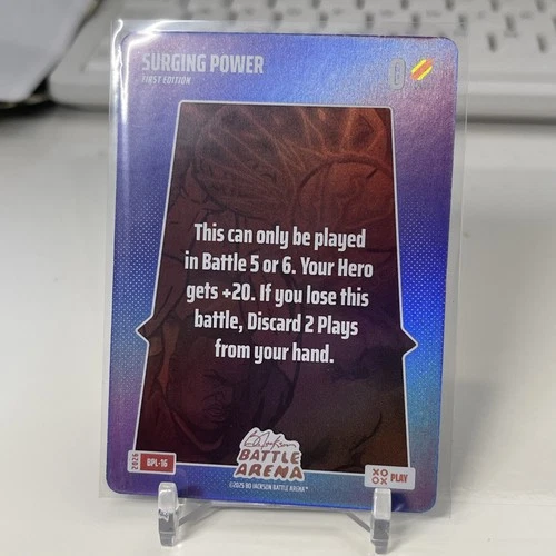 Bo Jackson Battle Arena Griffey #BPL-16 Surging Power Foil Bonus Play-very Rare
