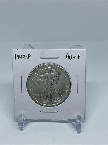 1943 P Walking Liberty Silver Half Dollar AU++