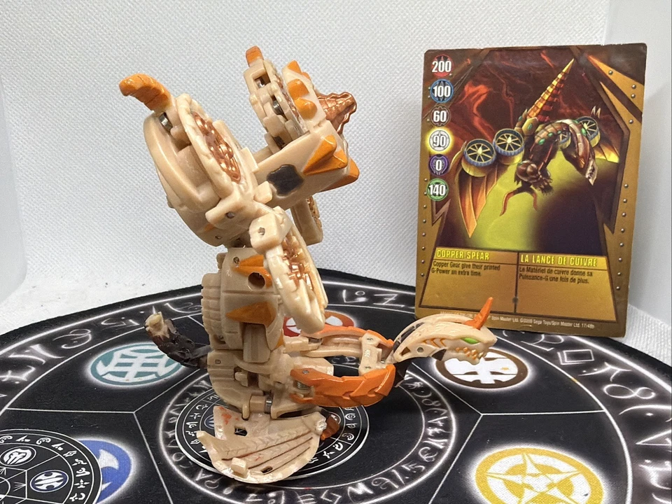 Bakugan Subterra Avior & Lashor & Card Combat Set Gundalian Invaders Rare - Image 2 of 4