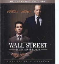 No Disc ORIGINAL COVER ART Wall Street Money Never Sleeps 2010 Blu-ray Cover 