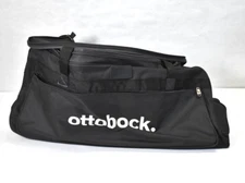 Ottobock Travel Duffel Bag Black Roller Wheels Carry Case 29" x 12" x 12"