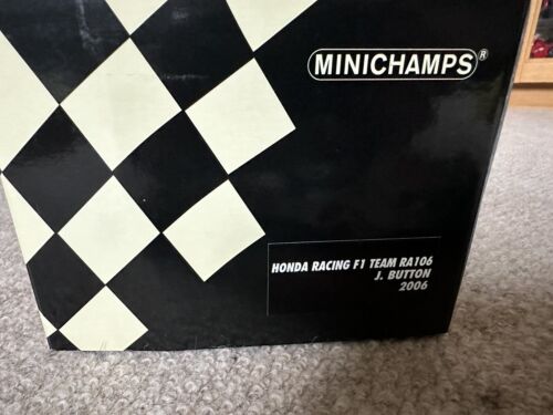 Minichamps F1 HONDA RACING RA106 JENSON BUTTON 2006 1/18 SCALE 100060012 - Picture 2 of 3