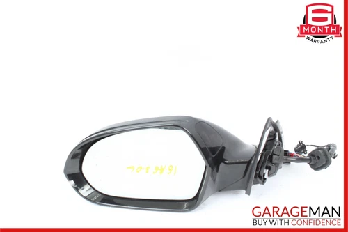 12-18 Audi A6 Front Left Driver Side Door Rear View Mirror Black OEM
