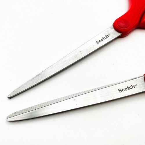 2 Pcs Scotch 1408, 8 in Home and Office Scissors, Shears, Stainless Blades - Picture 4 of 6