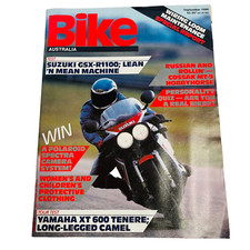 Bike Australia September 1986 - Vintage Motorbike Magazine RARE