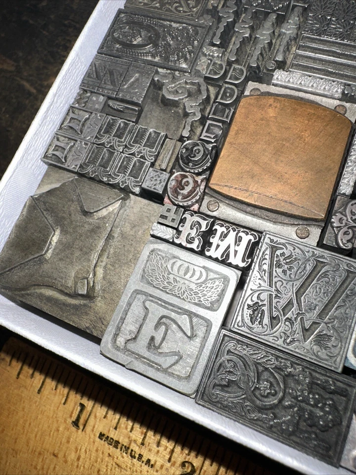 打印块铅装饰边框 Dingbats。 美丽的品种!! #BB — 第 3/4 张图片