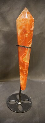 #ad Carnelian Wand With Stand 7.5 Inch $109.99