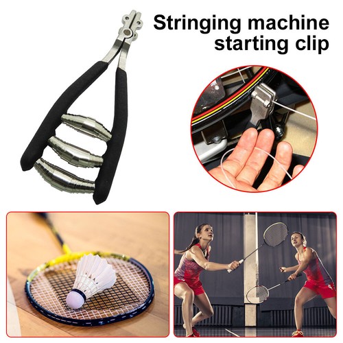 Sports Starting Clamp Stringing Tool For Tennis Racquet Badminton Racket - Picture 2 of 12