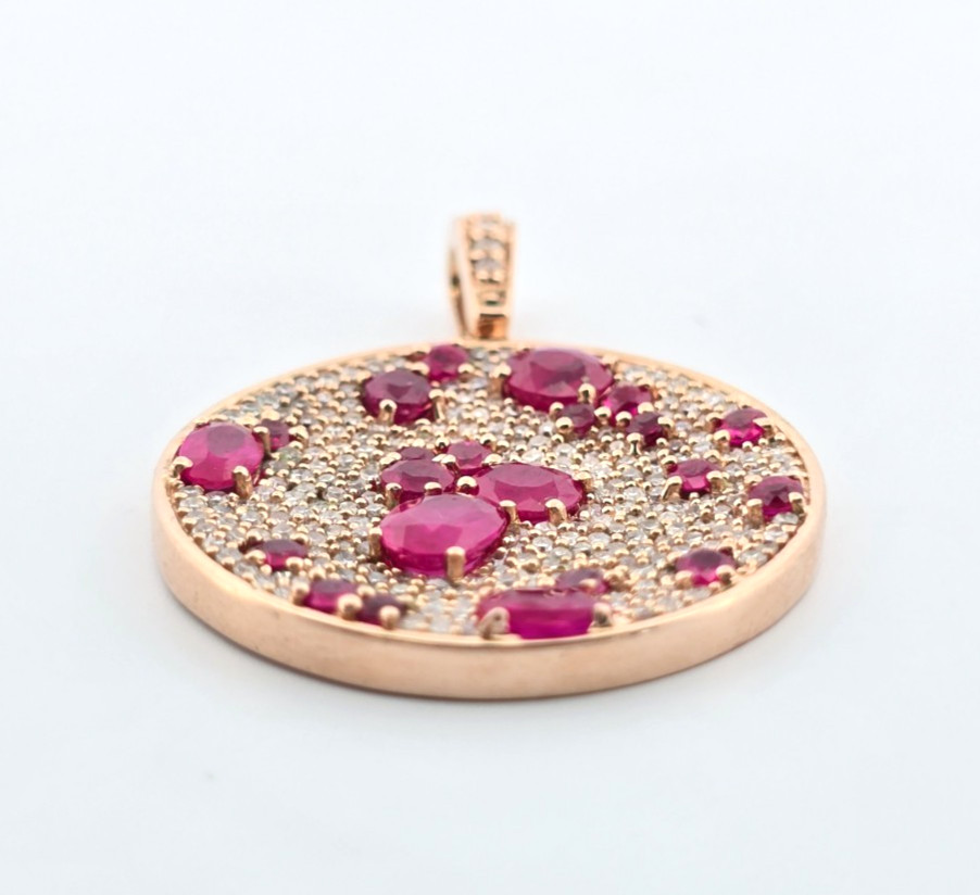 EFFY Ruby Royal 14K Rose Gold Ruby and Diamond St… - image 2