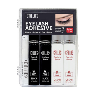 Callas Eyelash Adhesive 4pcs Set [Free USA Shipping]