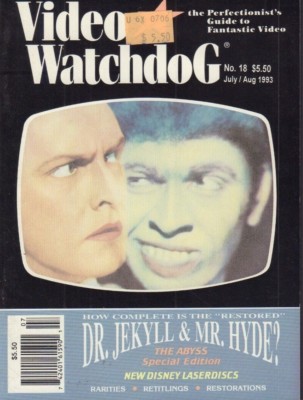 Video Watchdog no.18 Dr. Jekyll & Mr. Hyde 021318DBE