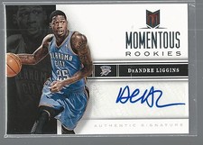 2012-13 Momentum Momentous Rookies Autographs #20 DeAndre Liggins