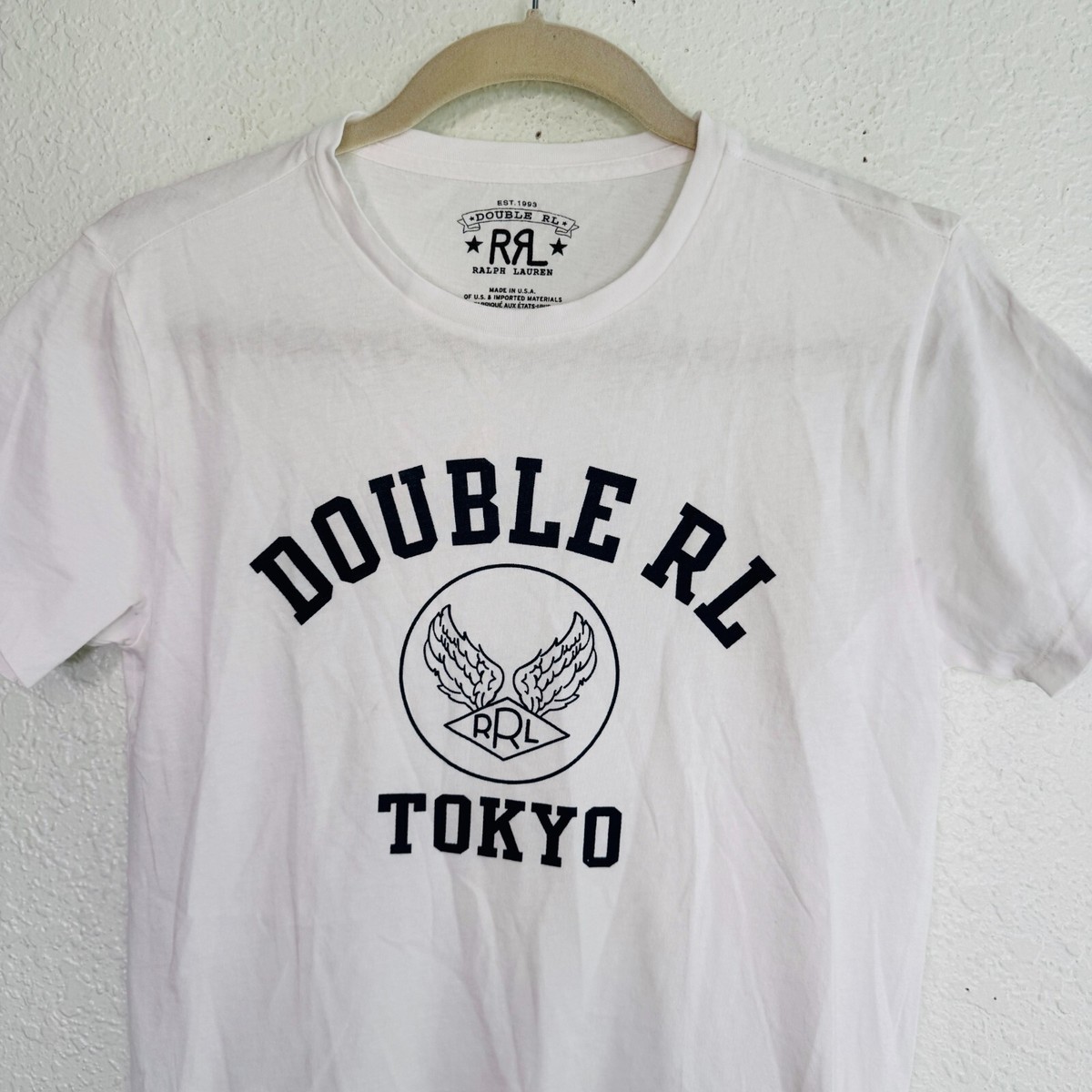 RRL Shirt Mens XS Double RL Tokyo Logo Crewneck Tee Tshirt Ralph