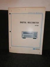 HP 3478A Digital Multimeter Service Manual (Serial Number 2301 and above)