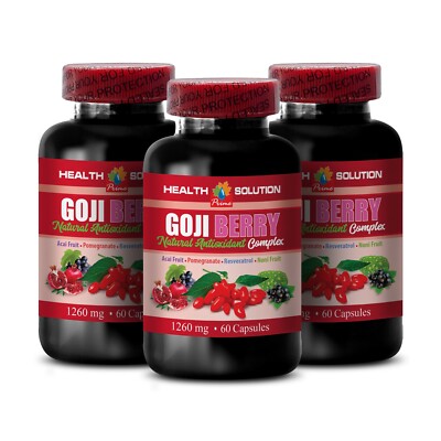 Stay Active and Healthy - GOJI BERRY COMPLEX - Energize Life 3 Bot 180Cap