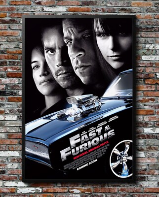 Fast and Furious 2009 Movie Poster 24''x36'' Glossy Unframed 0933