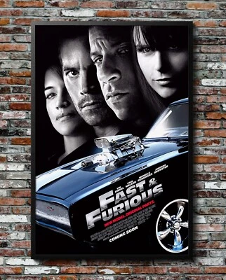 Fast and Furious 2009 Movie Poster 24"x36" Glossy Unframed 0933