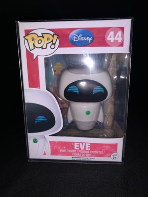 Funko Pop! Disney  WALL E EVE #44 Vinyl Figure. W/ POP PROTECTOR