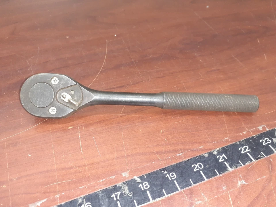 PROTO 5449BL Diamond Knurled Grip Ratchet 1/2” Drive 10”, c-x - Image 3 of 4