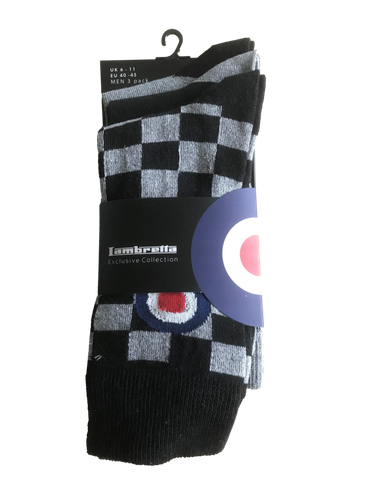 Lambretta Herren Socken 3 Paar Cotton Rich Socken UK 6 - 11 Einheitsgröße - Bild 19 von 27