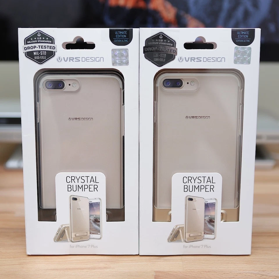 Funda con soporte Verus para iPhone 6 7 8 Plus X LG Pixel XL VRS [parachoques de cristal] Foto 3 de 4