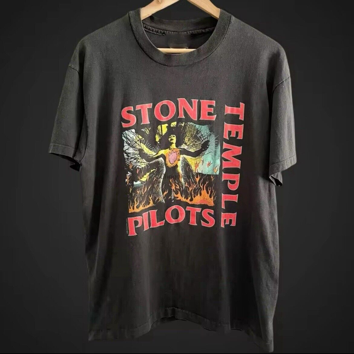 1992 Stone Temple Pilots T Shirt Black Size S-5XL TOUR TEE T SHIRT
