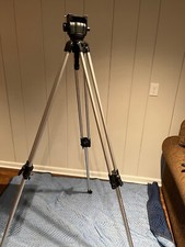 Used Manfrotto 3181 Bogen Tripod w Manfrotto 501 Fluid Head 3433 Rough cons.