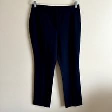 Chico's Women's Size 1 Regular Dark Blue So Slimming Straight Leg Pants