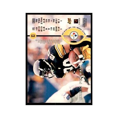 1996 Leaf Erric Pegram Steelers #83 | eBay