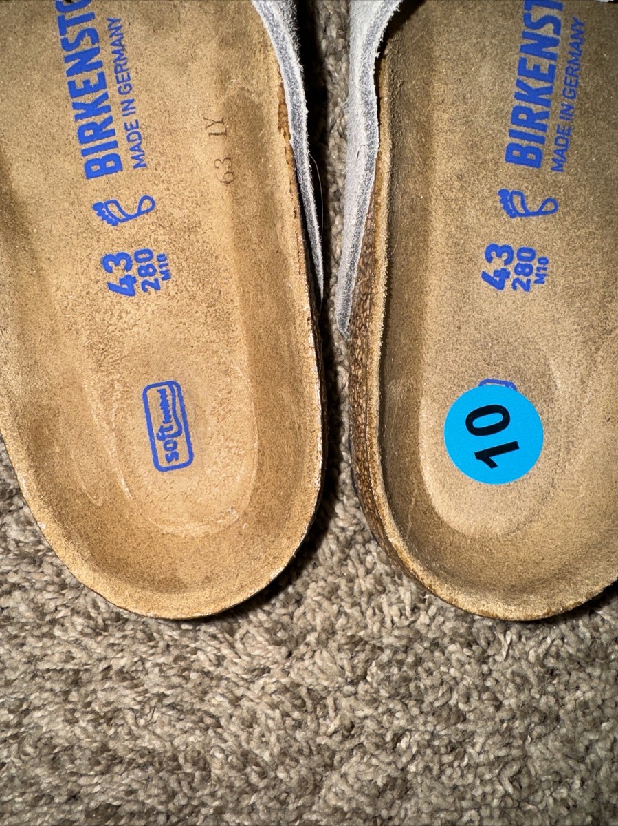 Birkenstock Lugano Stone Coin Regular Mens 10 Women 11.5 New No Box Birkenstock Lugano Stone Coin Regular Mens 10 Women 11.5 OR  main image 3