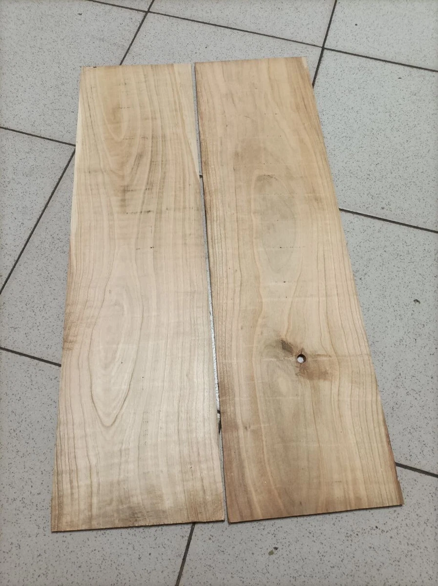 2pcs lot Natural cherry wood craft lumber board 670 180x6mm woodworking lumber