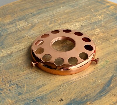 3-1/4'' Fitter - Uno Threaded Shade Holder, Stamped Brass - Socket Sold Separate
