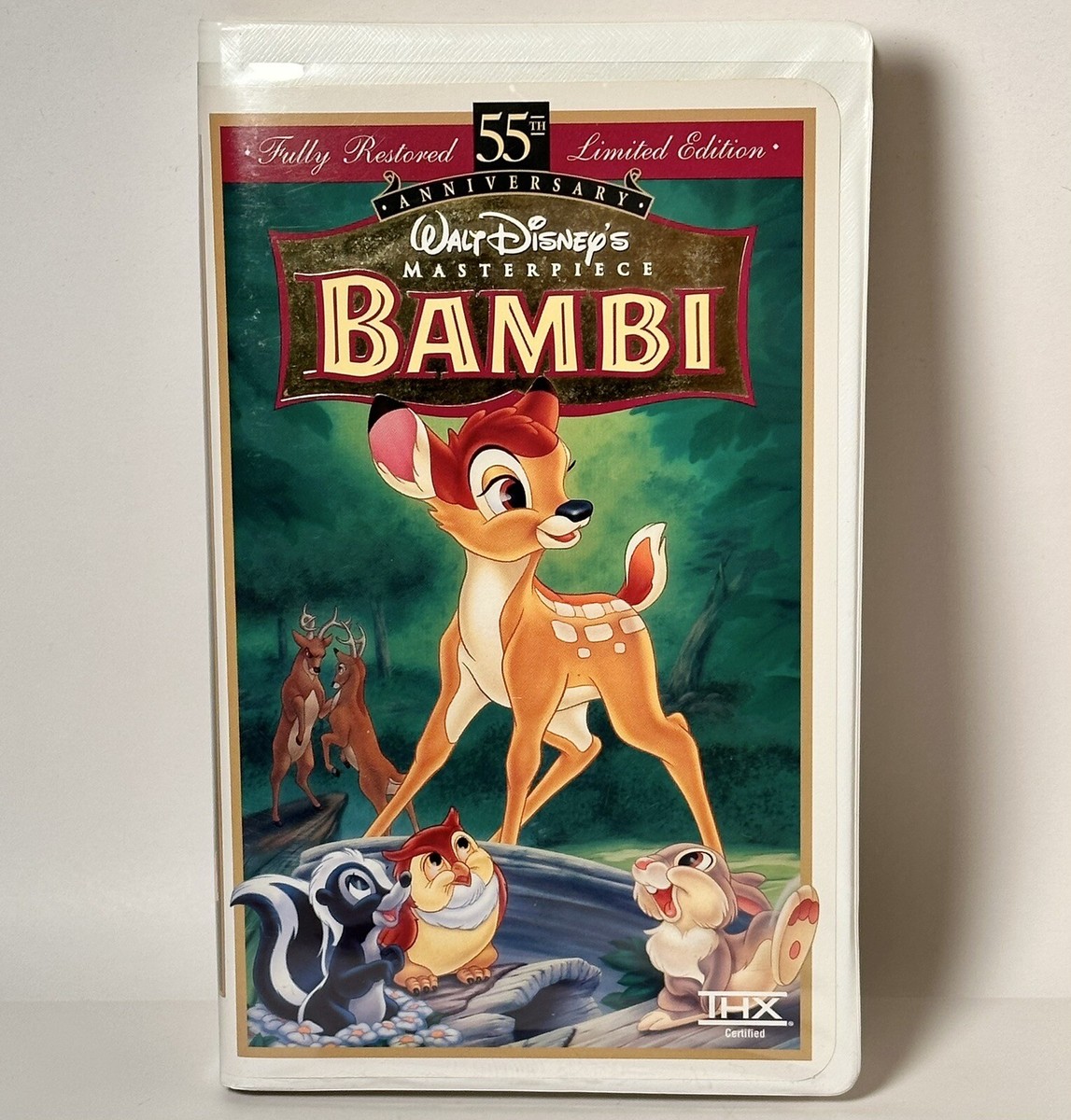Bambi: 55th Anniversary Walt Disney's Masterpiece (VHS, 1997
