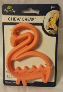 itzy ritzy flamingo teether
