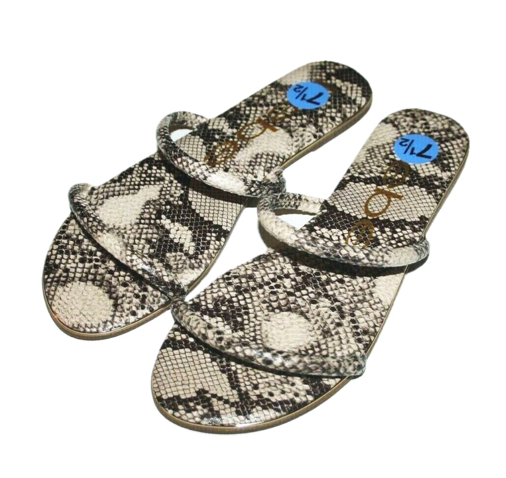 Flat Sandals Beisat Rhinestone Decor Slide Sandals BEBE AUTHENTIC