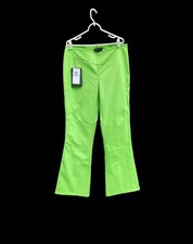 NWT 300 SPYDER Women's Slalom Softshell Green Flash Ski Snow Pants Size 16