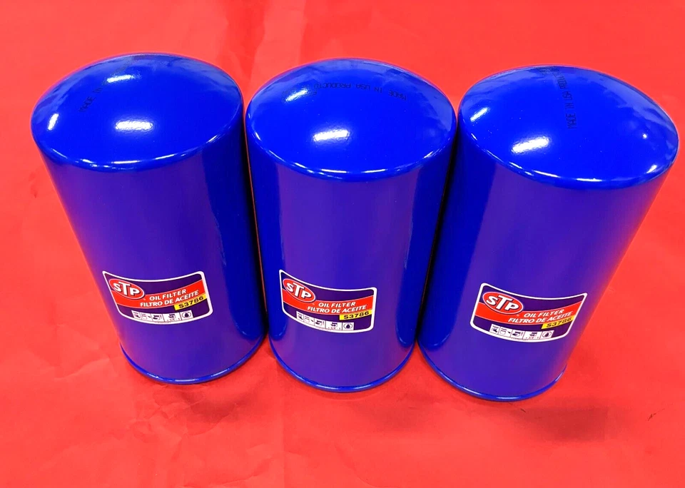 Lot of 3 Engine Oil Filter STP S3786 For FORD 7.3L FL1995 made in USA, PH3786 Foto 2 de 4