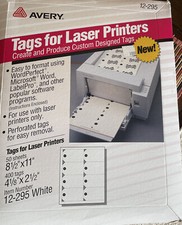 avery 12-295 tags for laser printers create and produce custom designed tags