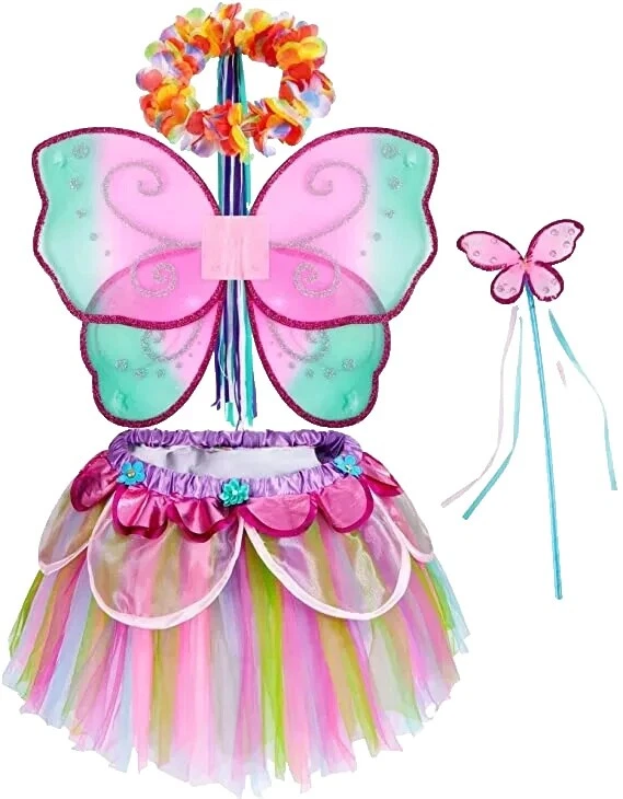 Fairy Multicor Fantasias para Meninas