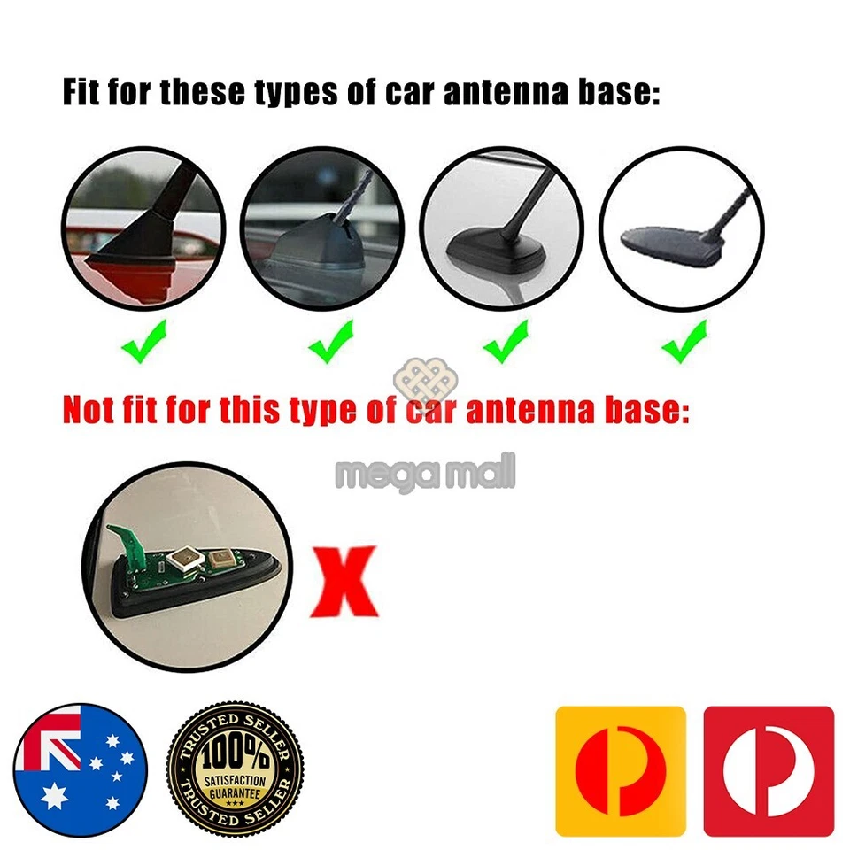 Антенна с акульими плавниками / воздушное преобразование для SsangYong Rexton Ultimate ELX SX RX - Изображение 3 из 4