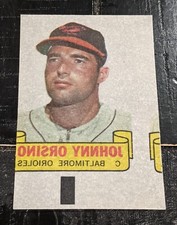 1966 Topps Rub Offs Johnny Orsino NM UNUSED (Insert Tattoo) Original VINTAGE 