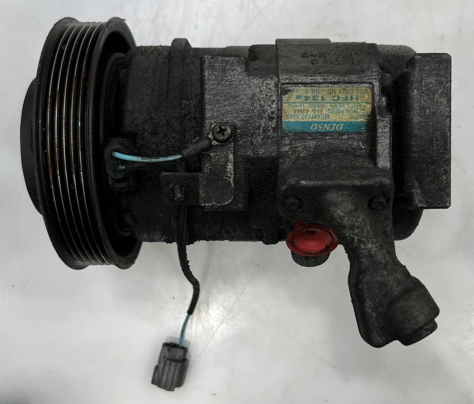 Conjunto de compresor de aire acondicionado Acura TL 2004-2007 Denso OEM 38810RDAA01 Foto 2 de 4