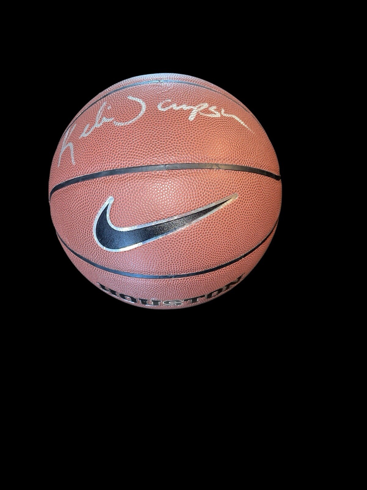 Kelvin Sampson Autographed Signed Houston Cougars NIKE LOGO BASKETBALL HEAD COACH JSA 2 