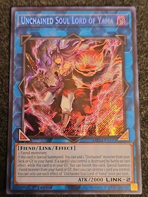 Misprint* 1X NM Unchained Soul Lord of Yama - MP24-EN101 - Secret